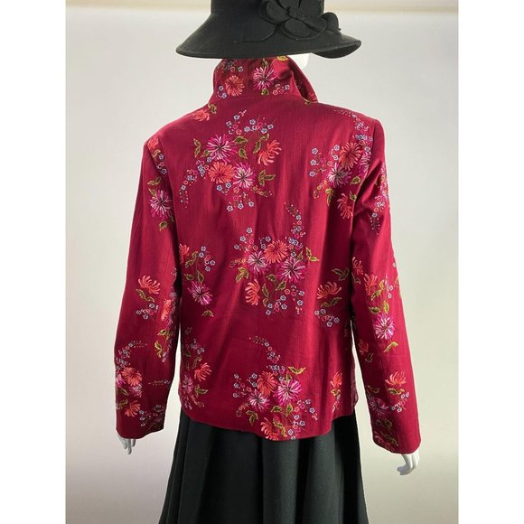 Coldwater Creek Embroidered Jacket Sz M - Picture 2 of 12